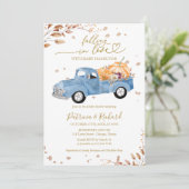 Verliefd worden op Baby shower Kaart (Staand voorkant)