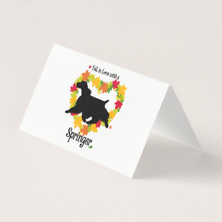 Verliefd worden op een Springer Spaniel Kaart