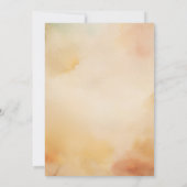 Verliefd worden op Herfst Pumpkin Baby shower Kaart (Achterkant)