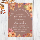 Verliefd worden op het Baby shower van de herfst Kaart