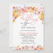 Verliefd worden op het Baby shower van de herfst Kaart (Voorkant)