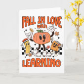 Verliefd worden op het leren Erkentelijkheidsdag L Kaart (Gele Bloem)