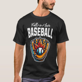Verliefd worden op honkbal t-shirt