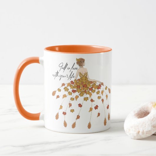 Verliefd worden op je leven mok (Met donut)
