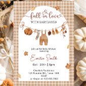 Verliefd worden op jongenskleren Baby shower Kaart