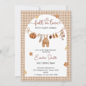 Verliefd worden op jongenskleren Baby shower Kaart (Voorkant)