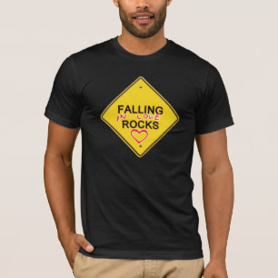 VERLIEFD WORDEN OP ROTSEN T-SHIRT