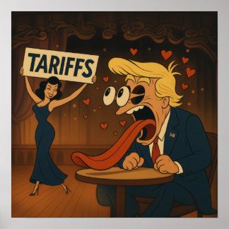 Verliefd worden op tarieven poster