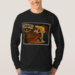 Verliefd worden op tarieven t-shirt