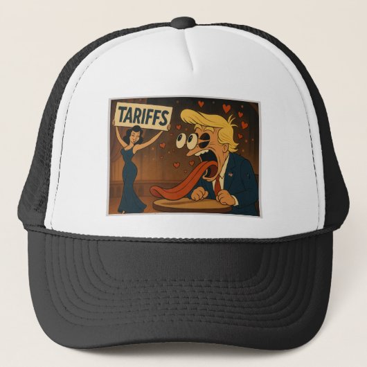 Verliefd worden op tarieven trucker pet (Voorkant)