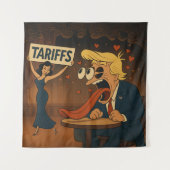 Verliefd worden op tarieven wandkleed (Voorkant)