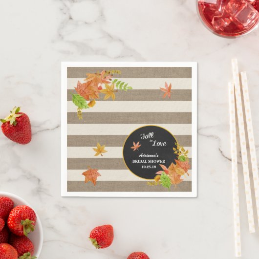 Verliefd worden Rustige bruidsdouche / baby shower Servetten (Insitu)