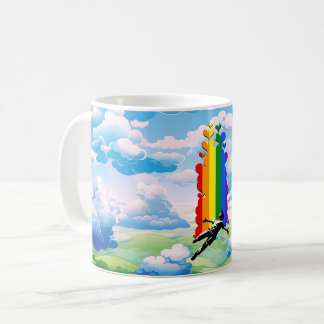 Verliefd worden vanuit de lucht koffiemok