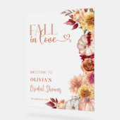 Verliefd worden Welkom Bruidsborrel glazuur Acryl Bord (Hoek)