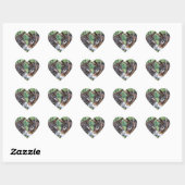 Verliefde ezels hart sticker (Vel)