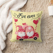 Verliefde Kabouters Voor Altijd 4 geel liefdesberi Kussen (Deken)