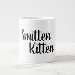 Verliefde Kitten Mopshartige Valentijn Koffiemok C Grote Koffiekop