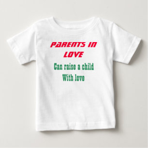 Verliefde ouders baby t-shirts