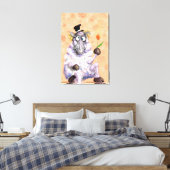 Verliefde Ram - Grappig Canvas Afdruk (Insitu (Slaapkamer))