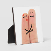 Verliefde vingers fotoplaat (Voorkant)