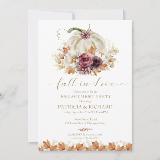 Verliefdheidsfeest Kaart (Voorkant)