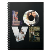 VERLIES - 4 paren/serie fotocollage - zwart Notitieboek (Voorkant)