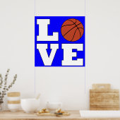 VERLIES Aangepaste Basketball-kleurencartridge Spo Poster (Keuken)