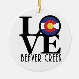 VERLIES Beaver Creek CO Keramisch Ornament