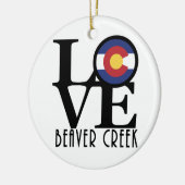 VERLIES Beaver Creek CO Keramisch Ornament (Links)