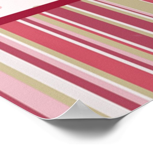 VERLIES BUG BUBBLE EN STRIPES VAN SHARON SHARPE POSTER (Hoek)