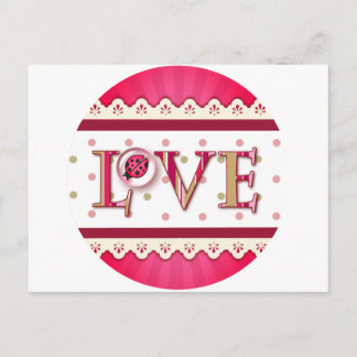 VERLIES BUG BUBBLE, STIPPEN EN STRIPEN VAN SHARON BRIEFKAART