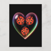 VERLIES BUG & HEART BUBBLE MET SHARON SHARPE BRIEFKAART (Voorkant)