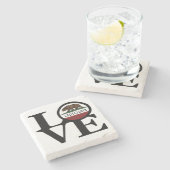 VERLIES Californië Stenen Onderzetter (Zijkant)