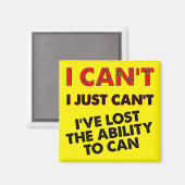 Verlies de mogelijkheid om een grappige vriend Mag Magneet (Voorkant / Achterkant)