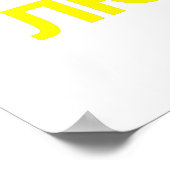 VERLIES DE Oekraïense vlag Poster (Hoek)