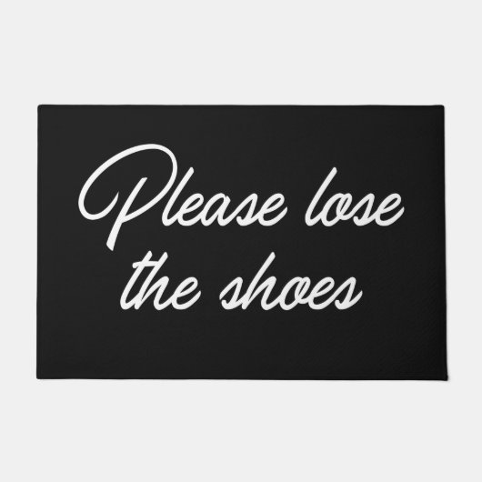 Verlies de schoenen deurmat (Voorkant)