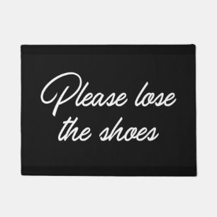 Verlies de schoenen deurmat