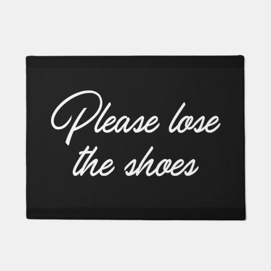 Verlies de schoenen deurmat (Voorkant)