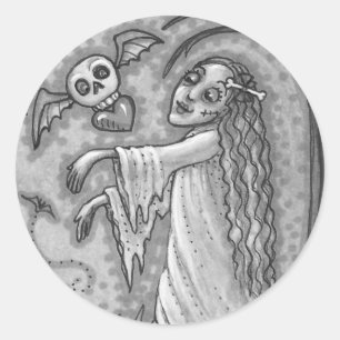 VERLIES DE SICK GIRL ZOMBIE NA HAAR HART, WAAROM RONDE STICKER
