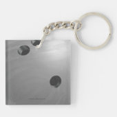 Verlies de vaardigheden van Win Luck Bowling Grey Sleutelhanger (Achterkant)