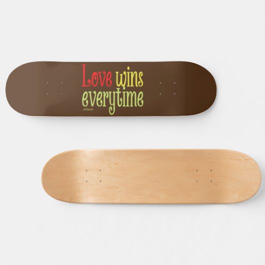 VERLIES DE Valentijnsdag VAN WINS VAN ELKE TIJD Persoonlijk Skateboard (Horizontaal)