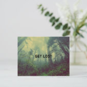 Verlies - een wild bos briefkaart (Staand voorkant)