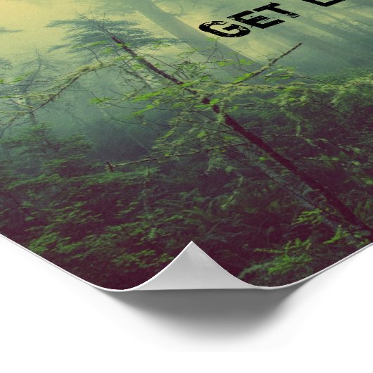 Verlies - een wild bos poster (Hoek)