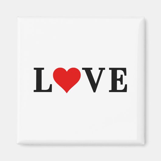 VERLIES eenvoudige minimalistische legant Magneet (Voorkant)