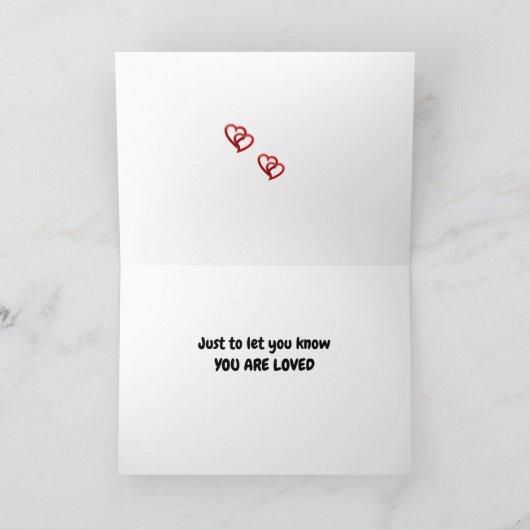 VERLIES EN EEN BLAUW ROOS VOOR DE KAART "JIJ" (Binnen)