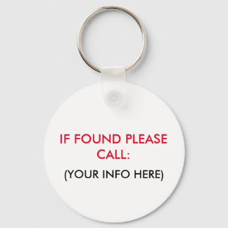 VERLIES EN GEVONDEN SLEUTELHANGER