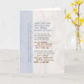 Verlies geen tranen dat ik weg ben kaart (Gele Bloem)