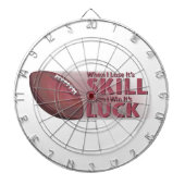 Verlies het Football van de Vaardigheid Win Luck Dartbord (Voorkant)