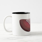 Verlies het Football van de Vaardigheid Win Luck Tweekleurige Koffiemok (Links)