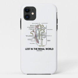 Verlies in de renale wereld (nieren nefron) iPhone 11 hoesje
